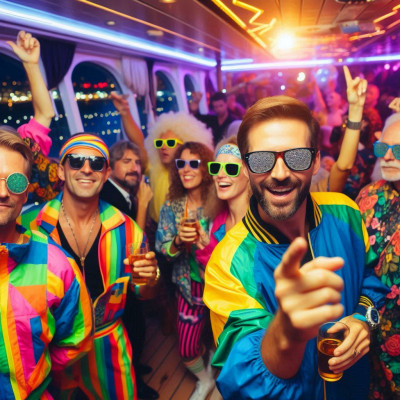 Дискотека 90-х на теплоходе