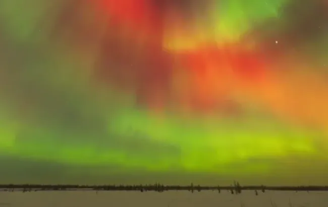 Северное сияние наблюдали в Краснодарском крае 19 января
