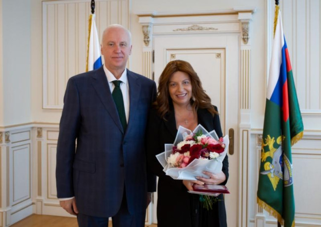 Симоньян награждена медалью от Бастрыкина за содействие СК России