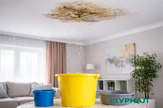 В школе Ейска произошла утечка воды с чердака