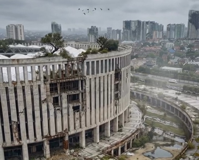 Нейросеть показала Краснодар без людей через сто лет