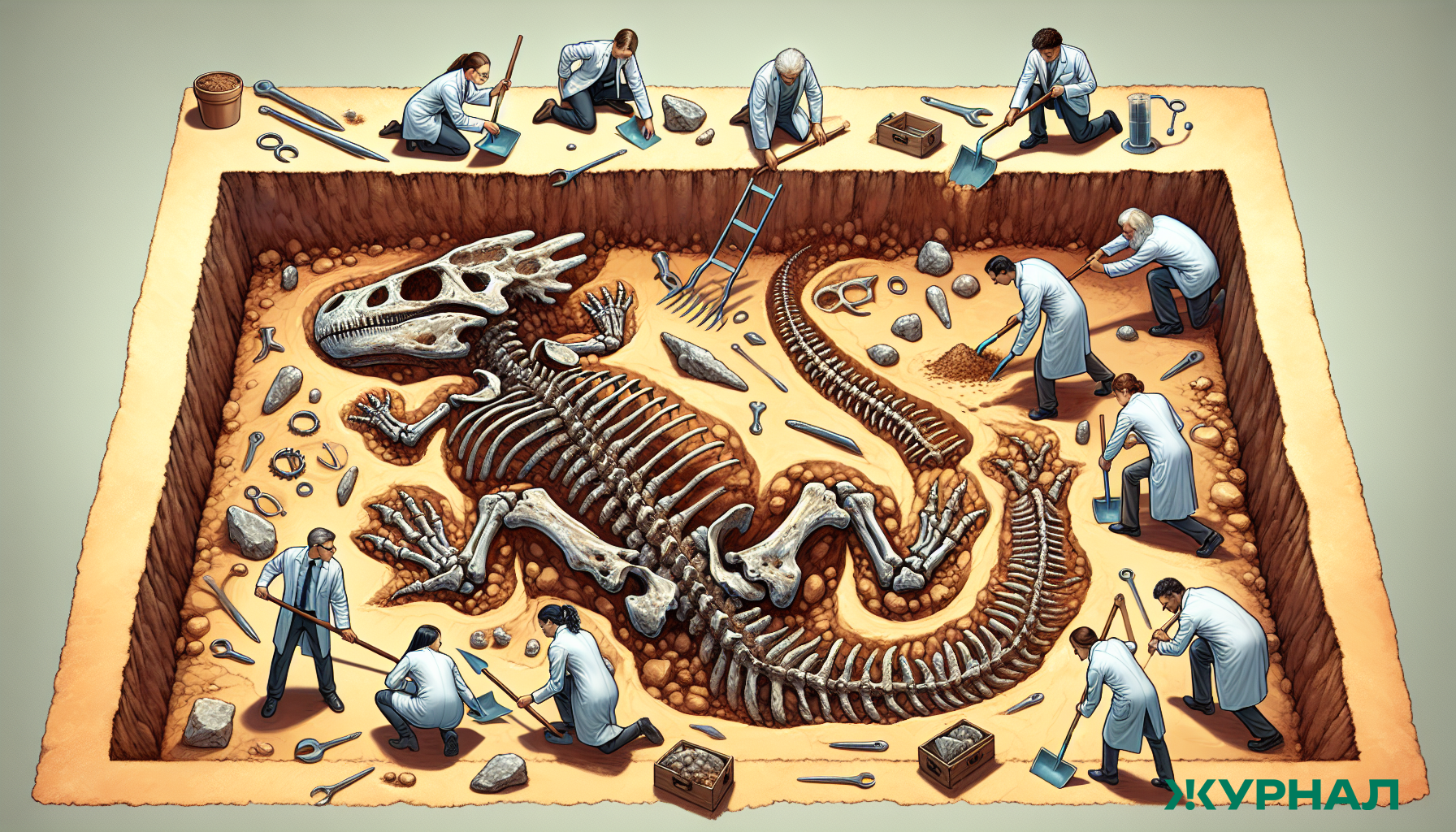 На Кубани обнаружены останки древнего амфибии, ставшего прототипом дракона