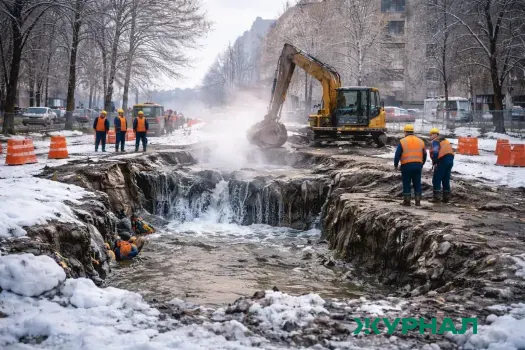 В Краснодаре устраняют просадку грунта на улице Садовой