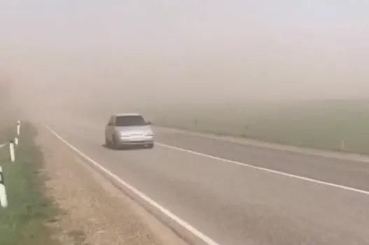 Пыльная буря из Сахары достигла Краснодарского края