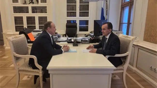 Кондратьев обсудил с Вайно развитие Кубани и предстоящие выборы