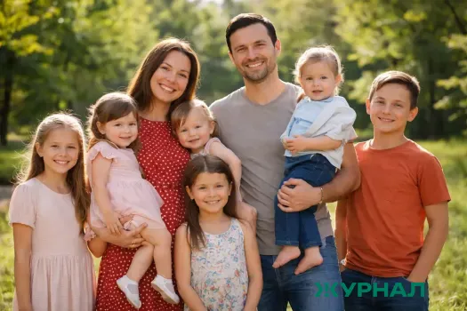 Краснодарский край на третьем месте по числу многодетных семей в России