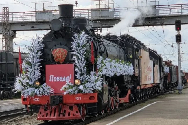 Ретропоезд &laquo;Победа&raquo; отправился в новый маршрут из Тихорецка