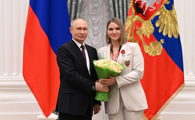 Спортсменка из Краснодара получила госнаграду из рук Путина