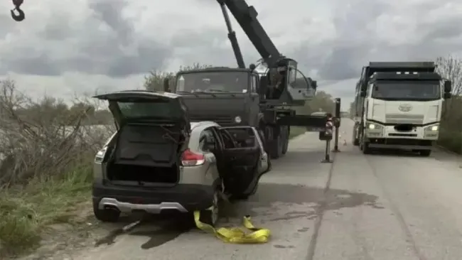 Смертельная авария в Темрюкском районе: автомобиль упал в реку